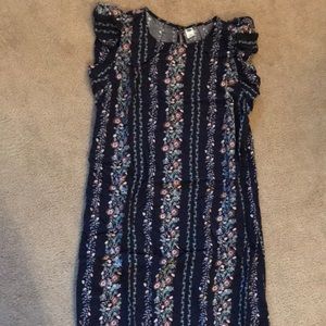 Old Navy flutter sleeve floral dress